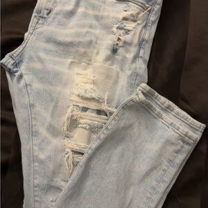 American Eagle Outfitters Light Blue Distressed Men Jeans